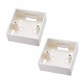 Uxcell Wall Switch Box Electrical Outlet Mounting Cassette Single Gang 2pcs 