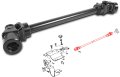 Am37875 Drive Shaft With Universal Joints Transmission Axle Fits For John Deere 317 Lawn Garden Tractor Driveshaft 