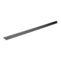 Door Window Sweep Outer For Gmc C3500 1992 To 2000 Rubber And Plastic Black Snap On With Felt Seal Replacement 15991899 