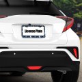 Delerain Blue Whale License Plate Frame Car Tag Cover Stainless Steel Metal Aluminum For Us Standard 2 Flat Holes Set Of