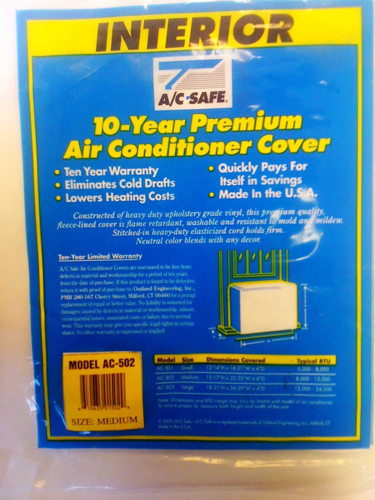 Air Conditioning Window Unit Medium Interior Cover