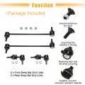 Uxcell 4pcs Front Rear Sway Bar Links Stabilizer Enda Link Suspension Kit For Mazda 3 2004-2009 5 2006-2015 No K80235 K80867