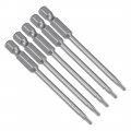 Uxcell 5 Pcs T10 Magnetic Torx Screwdriver Bits 1 4 Inch Hex Shank 3-inch Length S2 Security Tamper Proof Screw Driver Kit