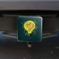 Electric Eel In Light Bulb With Electricity Tow Trailer Hitch Cover Plug Insert