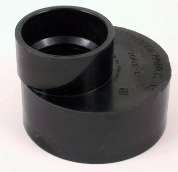 Rv Sanitation Eccentric Tank Reducer 3 Spigot X 1-1 2 Hub