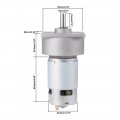 Uxcell 24v Dc 150 Rpm Gear Motor High Torque Electric Reduction Gearbox Centric Output Shaft