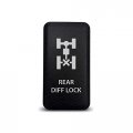 Ch4x4 Push Switch For Toyota Tacoma Fj Cruiser Land Fortuner Hilux 4runner Prado 12v 3amp Rear Diff Lock Symbol White Led