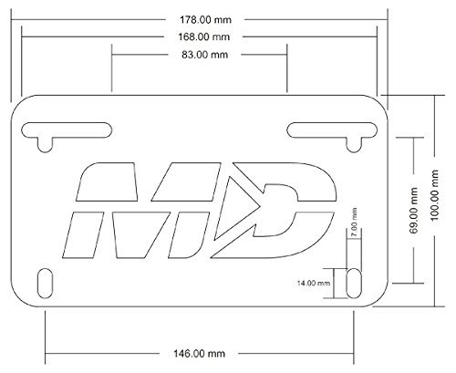 Fender Eliminator Kit Tidy Tail Low Profile Tucked For Yamaha Yzf R7 2022-2025