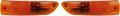 Side Marker Corner Signal Lights For Mitsubishi Eclipse 2002 2003 2004 2005 Driver And Passenger Pair Amber Polycarbonate Lens 