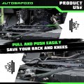 Autoswpozo 5th Wheel Pin Puller 42 Solid Steel Chrome Plated Hook Heavy Duty W Hook 1 Pack Green Black