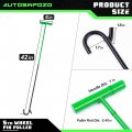 Autoswpozo 5th Wheel Pin Puller 42 Solid Steel Chrome Plated Hook Heavy Duty W Hook 1 Pack Green Black