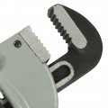 Uxcell 8-inch Aluminum Handle Heavy-duty Hook Jaw Straight Pipe Wrench