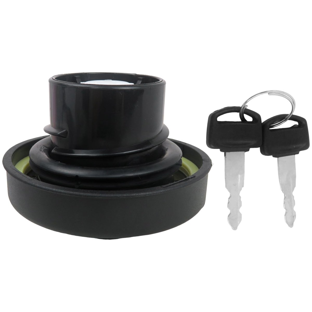 Locking Fuel Cap With Keys For Mazda Tribute 2005 2008 Replace 6l2z9030f 6l2z9030e Hc3z9030d 7s4z9030a Black Gas