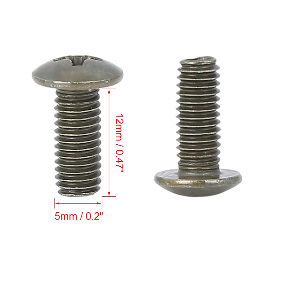 20 Sets 5x12mm U Clip Phillips Screw Assortment Car Clips Fasteners With Screws For Bumper Dash Door Panel Interior Army Green