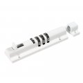 Hwmate Password Barrel Bolt Lock 3 Digit Combination Keyless Sliding Door Latch With One-way Screws White