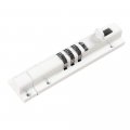 Hwmate Password Barrel Bolt Lock 3 Digit Combination Keyless Sliding Door Latch With One-way Screws White
