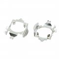 X Autohaux 2pcs Silver Tone Metal H7 Headlight Holder Retainer For Mercedes-benz B-class