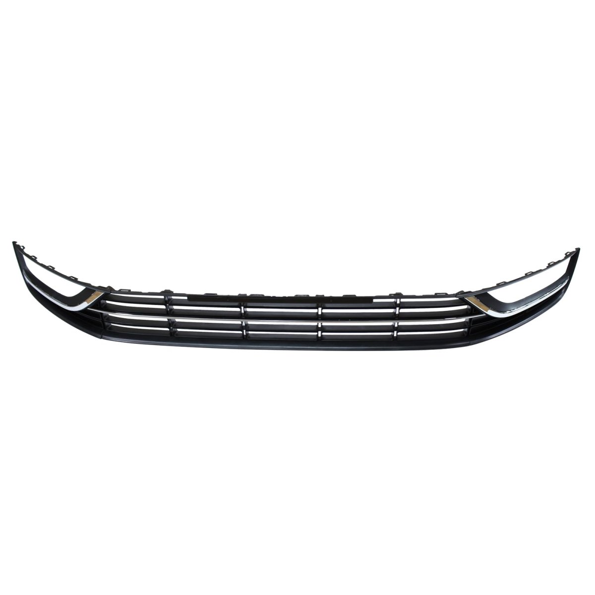 Front Bumper Lower Grille And Fog Light Cover Bezel Kit For Vw Passat 2012 2013 2014 2015 Black Replaces 5618536779b9
