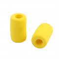 Aexit 10pair 18x30mm Electrical Equipment Anti Vibration Rubbers For Helicopter Tripod And Boat Yellow 9mm Hole Dia