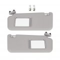 Left Right Sides Gray Sun Visor With Sunroof Fit For 2006 2007 2008 2009 2010 2011 2012 2013 Toyota Rav4 74320-42501-b3 