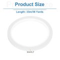 1 4 X 36 Yard Graphic Tape Whiteboard Grid Marking Pinstripe Chart Line White