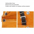 Welding Leather Chaps Protective Clothing Flexible Movement Non Scalding For Shipbuilding Welder