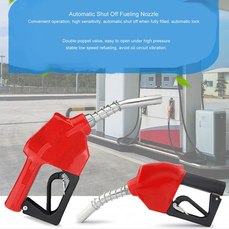 Fueling Shut Off Nozzle Dispensing Injector Automatic Fuel 25mm Thread 19l Per Min 0 20mpa For Kerosene