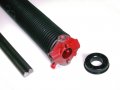Garage Door Torsion Springs Single Right 225 X 2 With Winding Rods Center Steel Bearing 26 