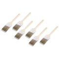 6pcs 3 Paint Brushes 12 4 Long Angle Brush Pet Synthetic Bristle With Wood Handle No Chip Paintbrush Painting Tool For Latex 