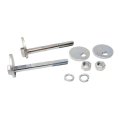 Alignment Cam Bolt Set For 1992 To 2005 Gmc Jimmy Camber Caster Adjustment Hexagonal Head Silver Alx-pau-me-ms50025-cla4 