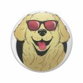 1080 Graphics Sunglasses Dog Art Design Key Chain Double Sided Stainless Steel Keychain 