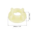 1 Pcs 57 Inch O-ring Faucet Locknut Locking Nut Washer Fasteners Spacer For Plumbing Lock Female Thread Plastic White