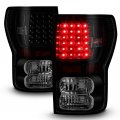 Acanii For 2007-2013 Toyota Tundra Led Black Smoke Tail Lights Brake Lamps Left Right