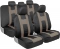 Bdk Carxs Seat Covers Fors Beige Two-tones With Matching Back Cover Made To Fit Most Auto Truck Van Suv Interior Car 