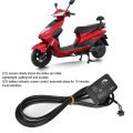 Qiilu Led Display Lcd Panel Electric Vehicle Instrument Bicycle 810 With 4-wire Cable Control