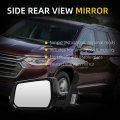 Dasbecan Side Rear View Mirror For 2018-2019 Chevy Chevrolet Traverse Power Heated Turn Signal Blind Spot Door Rearview Driver