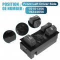 X Autohaux Power Window Switch Driver Side Master Control 15151356 Replacement For Gmc K1500 1995-1999
