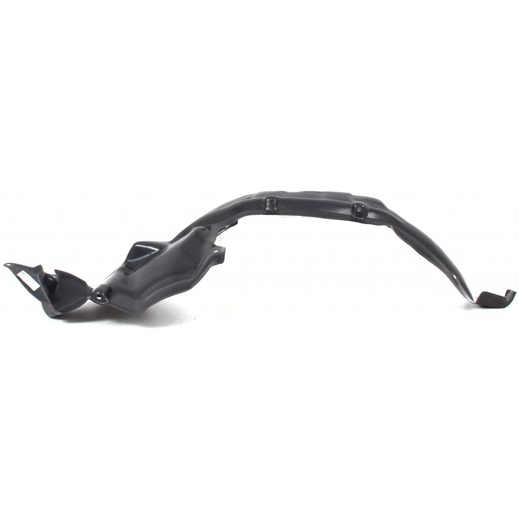 Front Passenger Side Fender Liner For Toyota Sequoia 2005 2006 2007 To1251121 538750c040 Black Plastic Standard Style