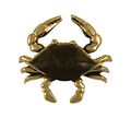 Blue Crab Door Knocker Brass Standard Size 