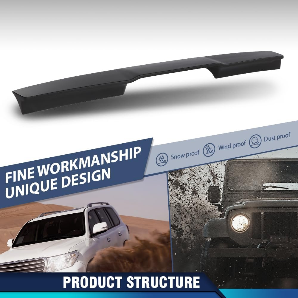 Rear Trunk Roof Spoiler Lip Wing For Ford F150 All Cabs 2009 2010 2011 2012 2013 2014 Black Abs Material