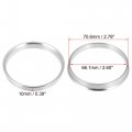X Autohaux 4pcs Od 70 6mm To Id 66 1mm Aluminium Alloy Car Hub Centric Rings Wheel Bore Center Spacer