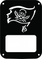 Jeeptails Pirate Flag Tail Lamp Light Covers For Jeep Jk Wrangler Black Set Of 2 