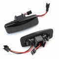 Nslumo Sequential Led Side Marker Lights For 2006 2007 Infiniti M35 M45 Smoked Lens Amber Front Fender Turn Signal Repeater