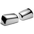 Ford Super Duty Pair Of Exterior Side Door Upper Half Mirror Covers Chrome 