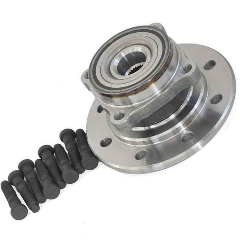 Motorbymotor 515070 Front Wheel Bearing And Hub Assembly With 8 Lugs Fits For 1994-1999 Dodge Ram 3500 -2pc Set