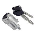 Ignition Key And Tumbler 201-1559 With Two Non Programmable Keys Alloy Steel Silver Switch Panel Mount 