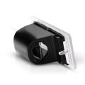 Driver Side License Plate Light Assembly For Gmc Acadia 2017 2018 2019 Capa Certified 13502178 Gm2870100 Clear Lens Black