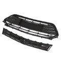 Black Front Bumper Upper And Lower Grille Replacement For 2017-2020 Trax Sport Utility 4-door 94532311 42537706