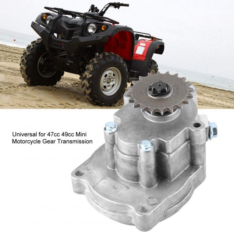 Gearbox Clutch Gear Reduction Transmission Box For 2-stroke Mini Atv 20t 43-49cc Engine