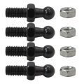 4 Ball Mount Threaded Stud Brackets 10mm Gas Prop Strut Spring Rv Camper 1 3